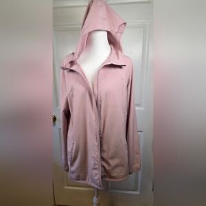 All in Motion Lightweight Hooded Jacket – Light Pink, Size Small